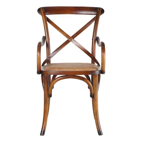  PARIS YEMEK SANDALYESİ KOLÇAKLI KAHVERENGİ