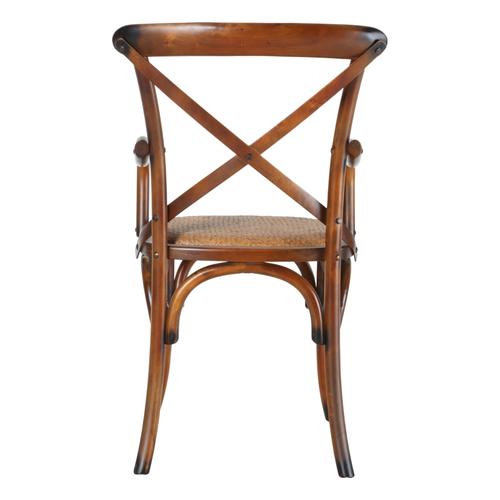  PARIS YEMEK SANDALYESİ KOLÇAKLI KAHVERENGİ