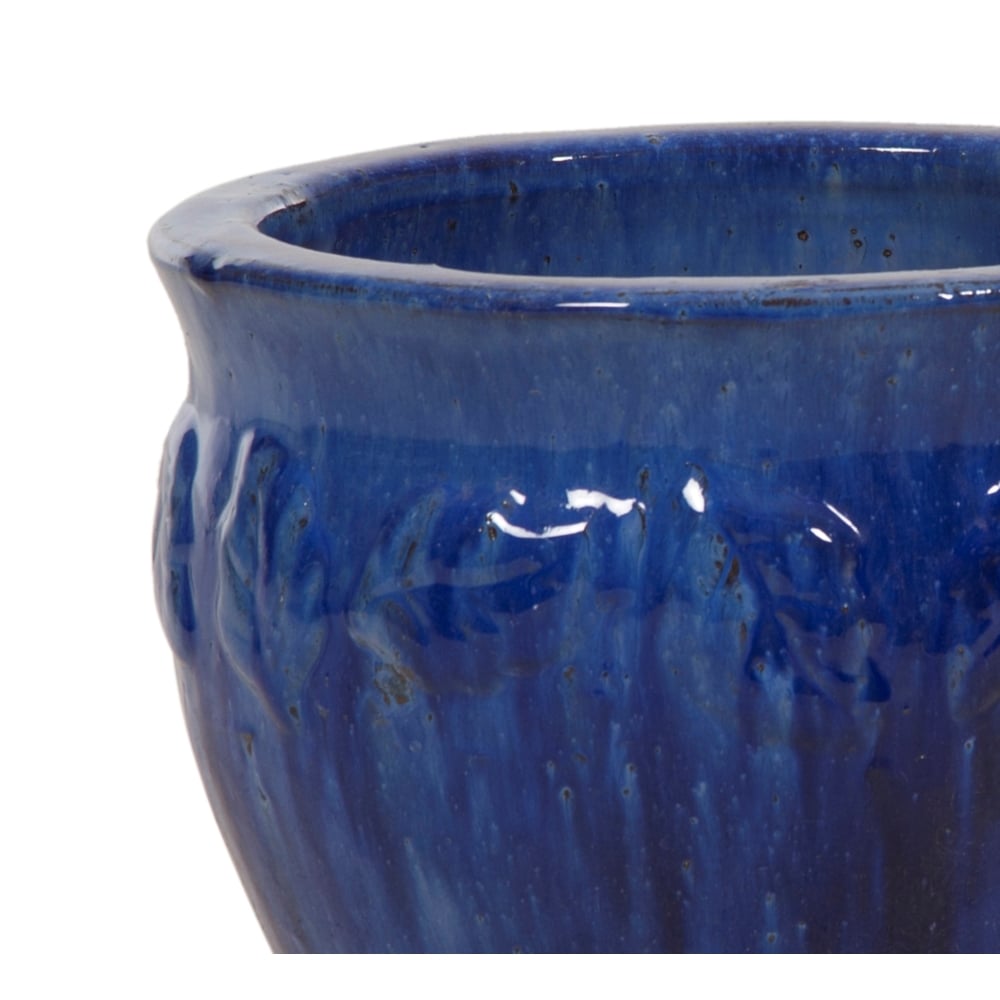 ROYAL YAPRAK SIRLI TOPRAK SAKSI SAKS MAVİ 32X27