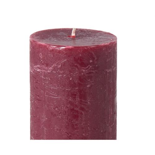  SÜTUN MUM BORDO 7X15 CM