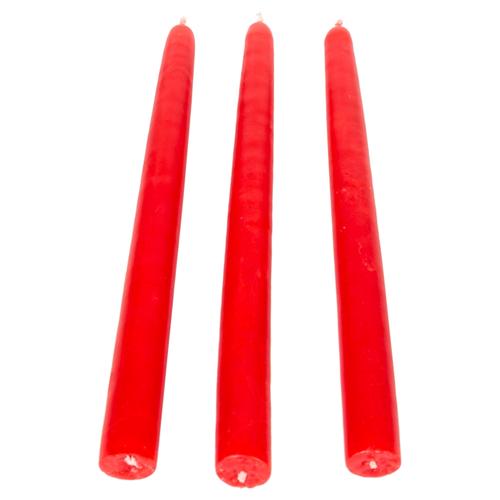  6LI STICK MUM KIRMIZI 25 CM