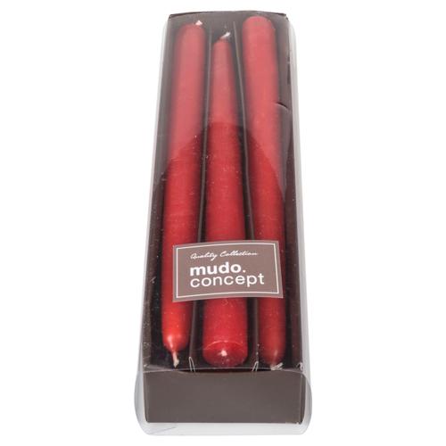  6LI STICK MUM KIRMIZI 25 CM