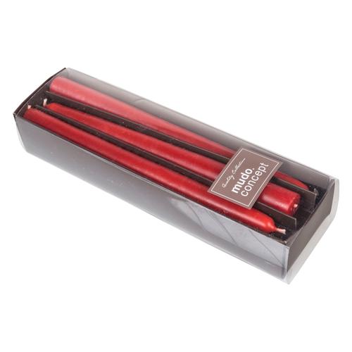  6LI STICK MUM KIRMIZI 25 CM