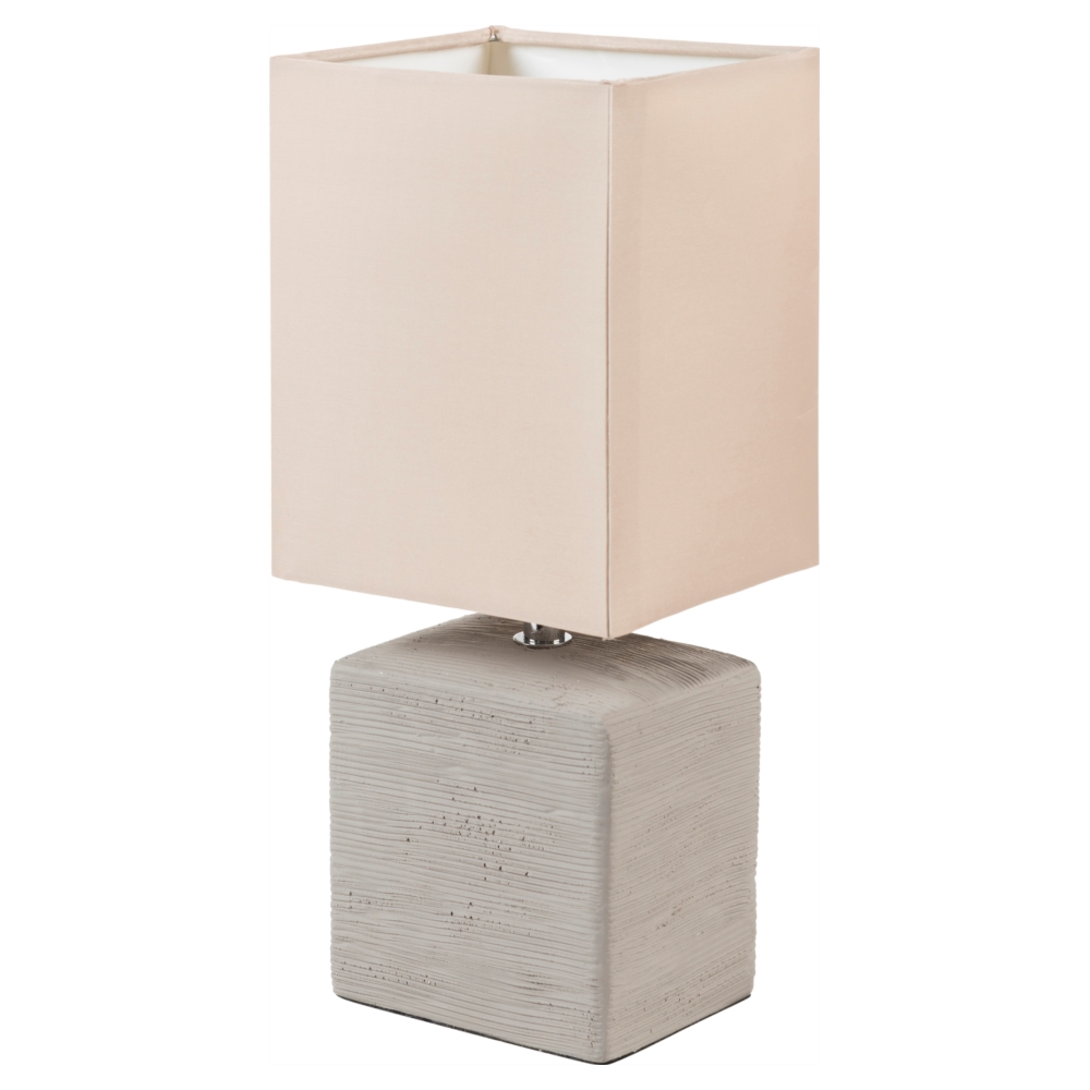 CUBUS SERAMİK ABAJUR BEJ