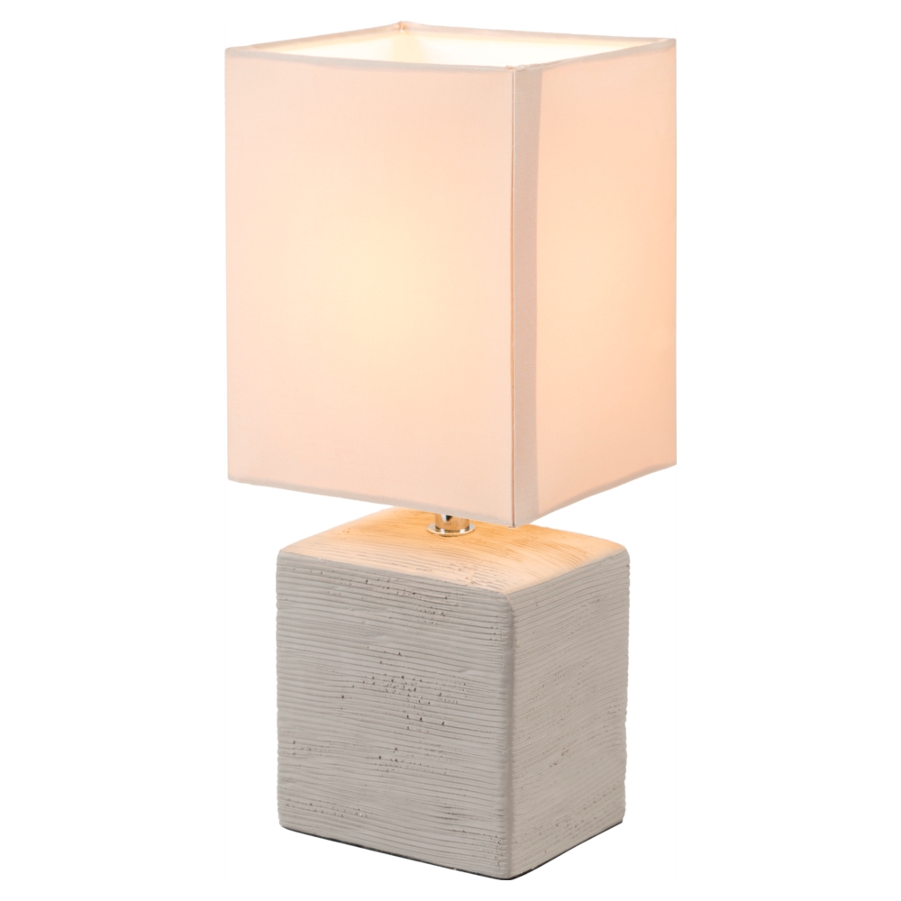 CUBUS SERAMİK ABAJUR BEJ