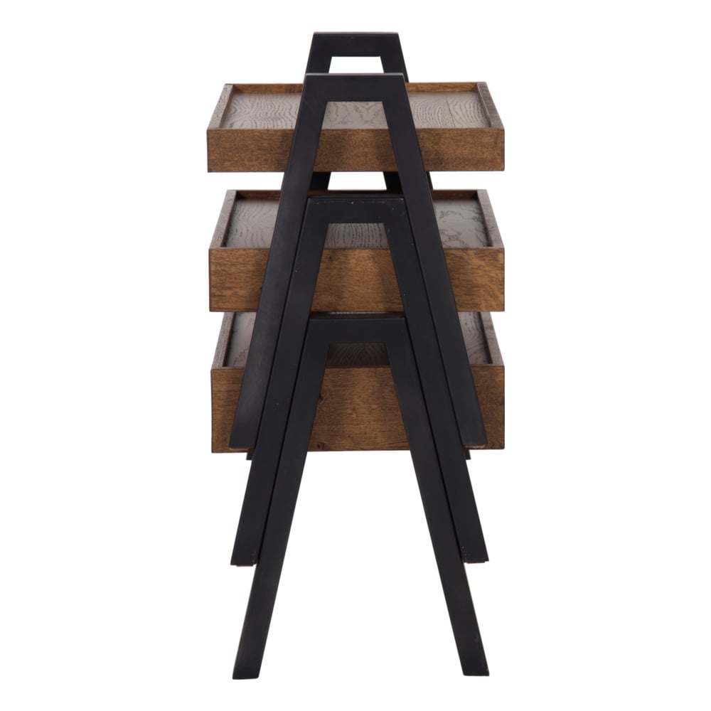 PLUTO MASİF AHŞAP ZİGON SEHPA