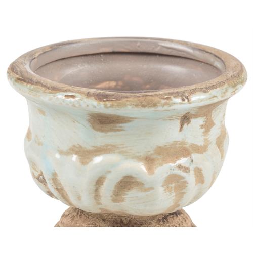  BLUR VAZO BEYAZ D:9.5X7.5 CM