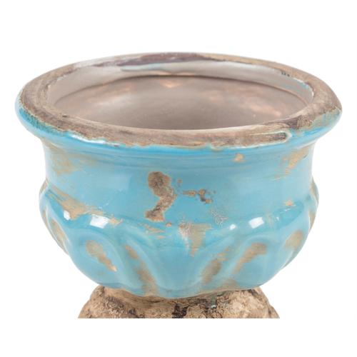  BLUR VAZO MAVİ D:9.5X7.5 CM