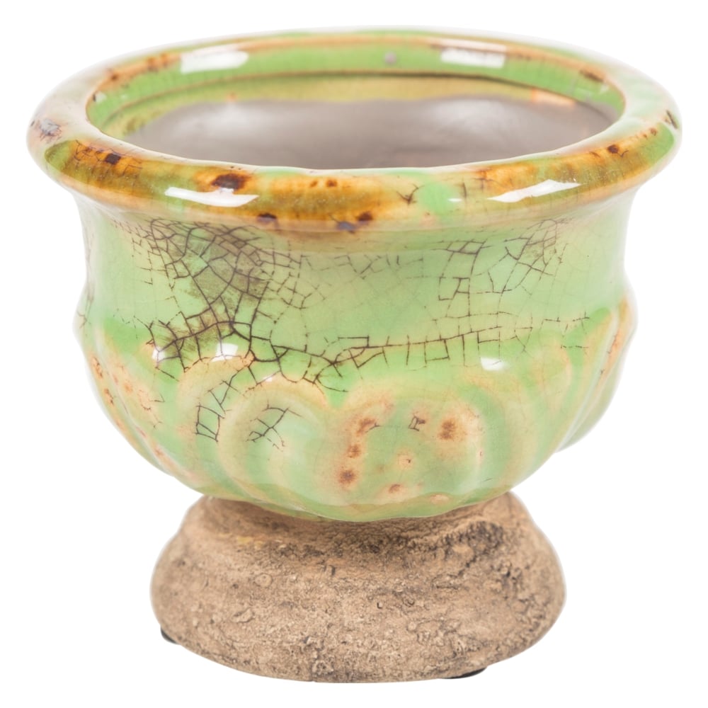 BLUR VAZO YEŞİL D:9.5X7.5 CM