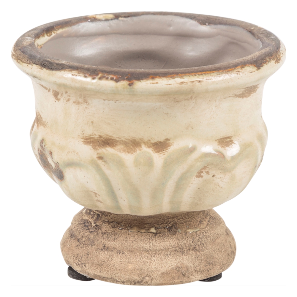 BLUR VAZO BEJ 9.5X7.5 CM