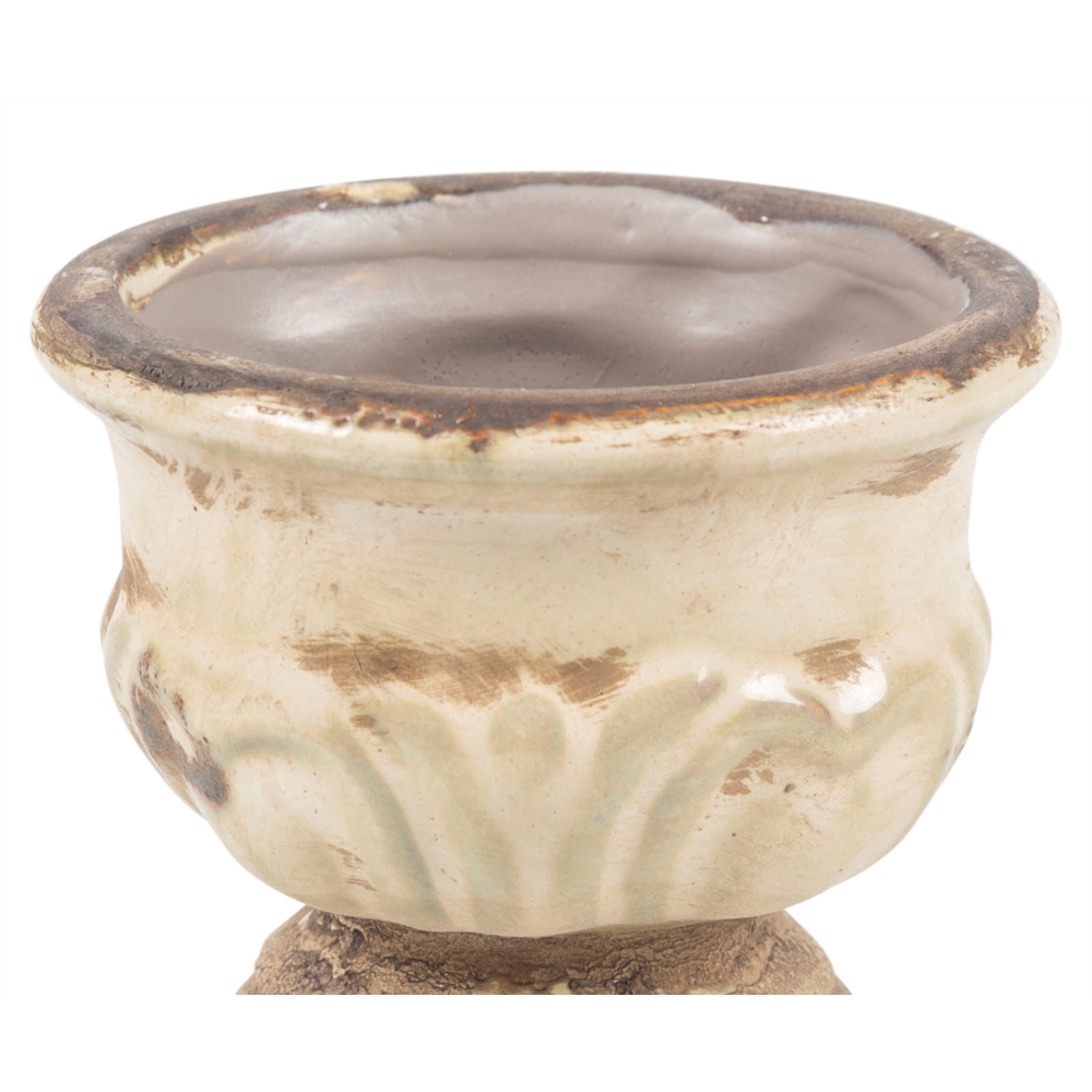 BLUR VAZO BEJ 9.5X7.5 CM