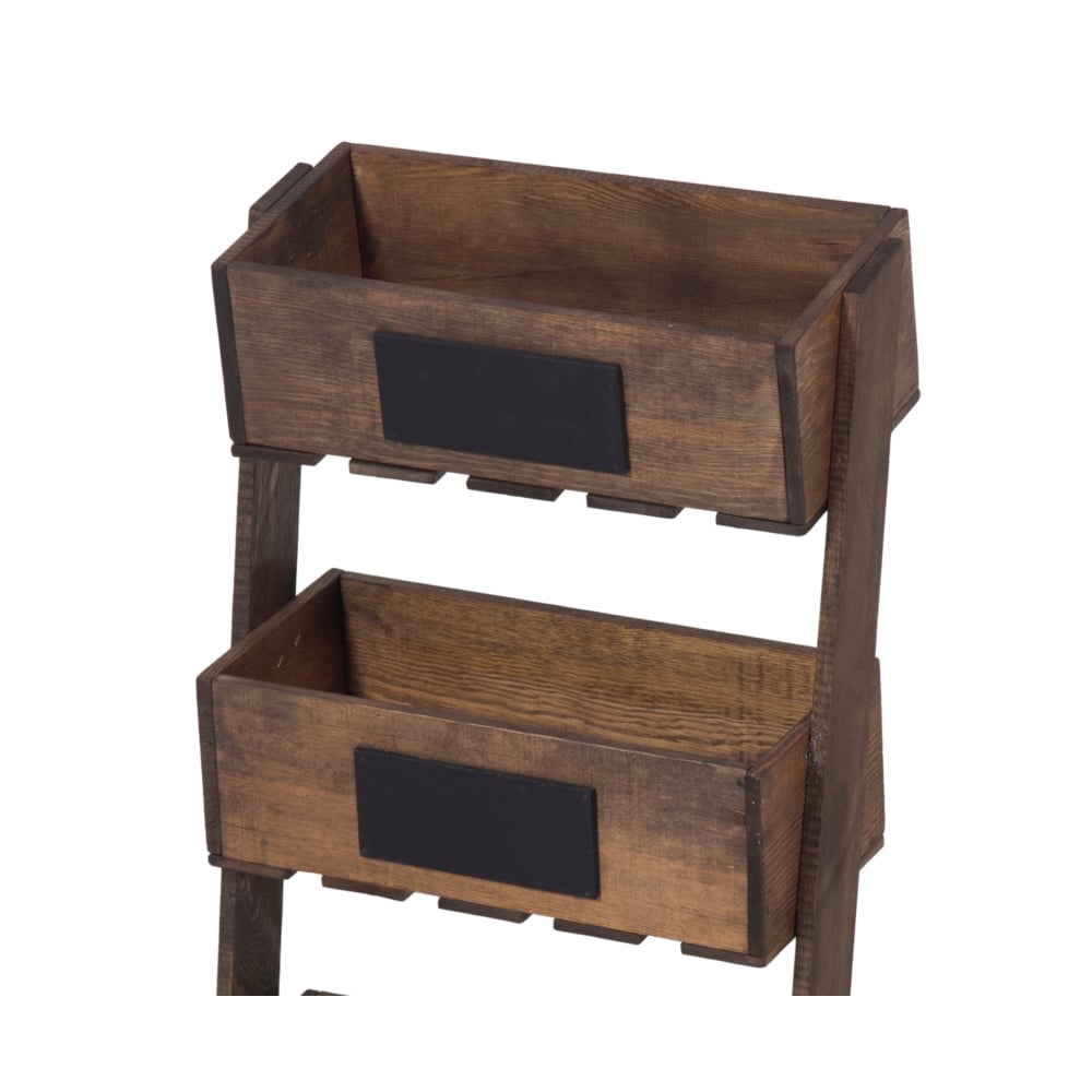 3 KATLI AHŞAP SEBZELİK