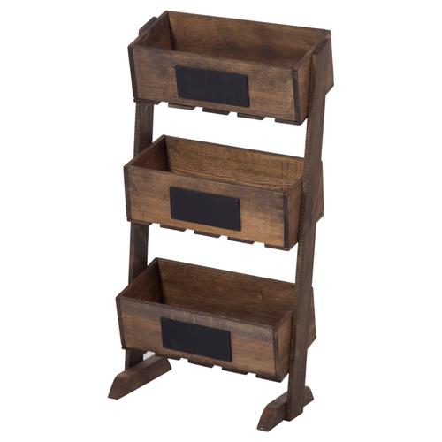  3 KATLI AHŞAP SEBZELİK