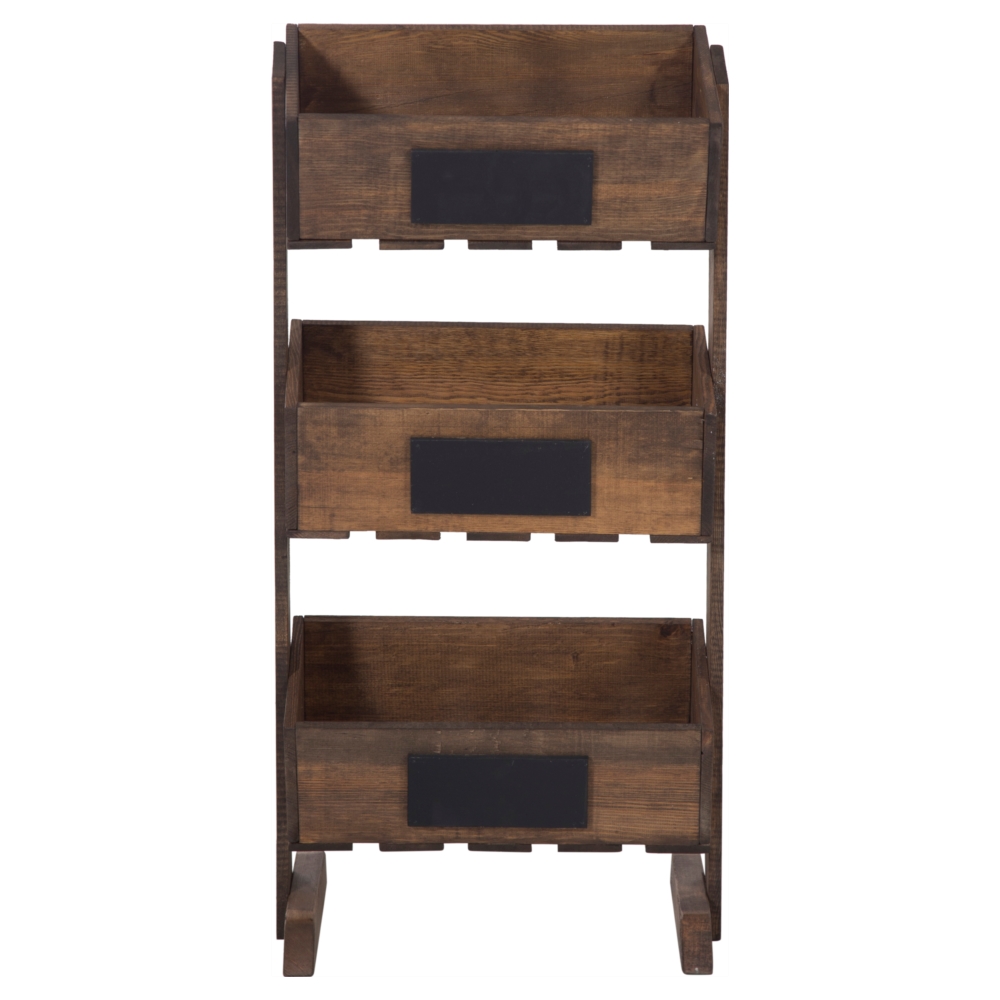 3 KATLI AHŞAP SEBZELİK