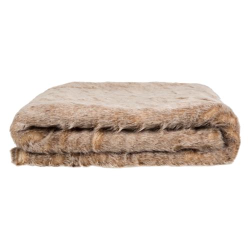  LYNX KAHVERENGİ PELUŞ BATTANİYE 130X150CM