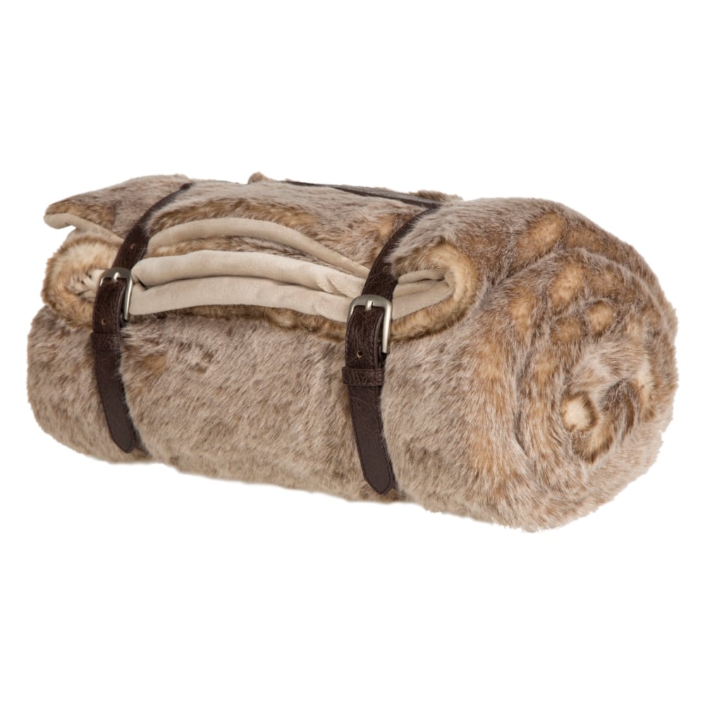 LYNX KAHVERENGİ PELUŞ BATTANİYE 130X150CM