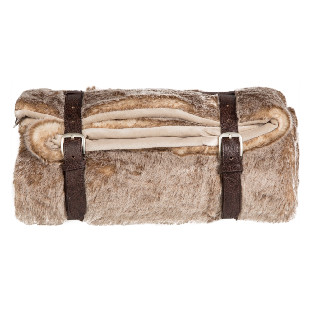 LYNX KAHVERENGİ PELUŞ BATTANİYE 130X150CM