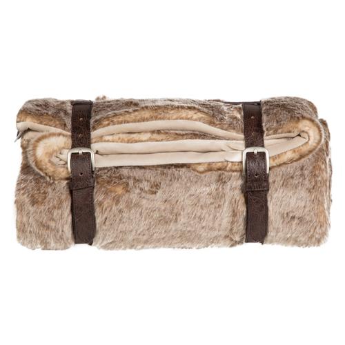  LYNX KAHVERENGİ PELUŞ BATTANİYE 130X150CM