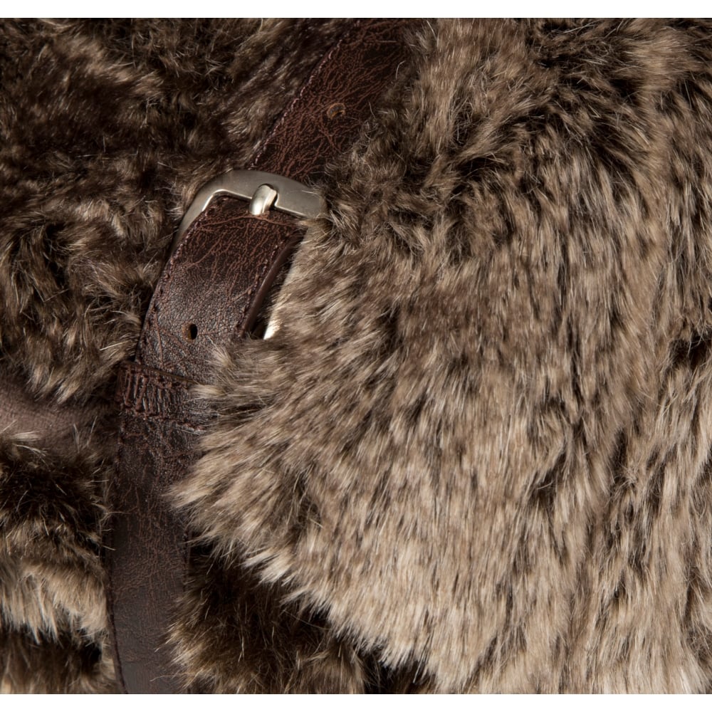 LEW KAHVERENGİ PELUŞ BATTANİYE 130X150CM