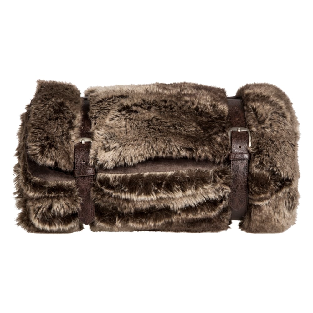 LEW KAHVERENGİ PELUŞ BATTANİYE 130X150CM