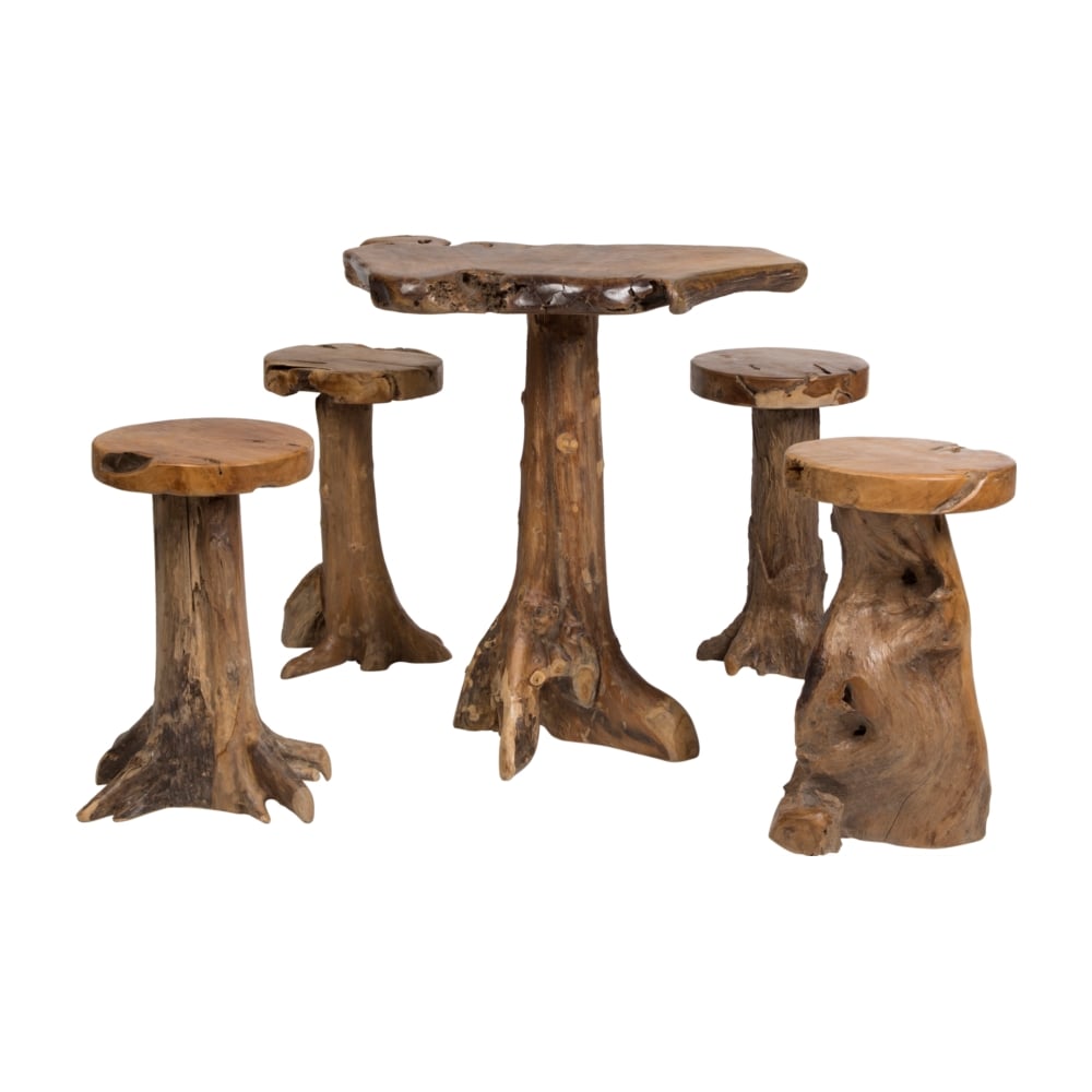 GUYANA TİK AĞACI BAR SETİ