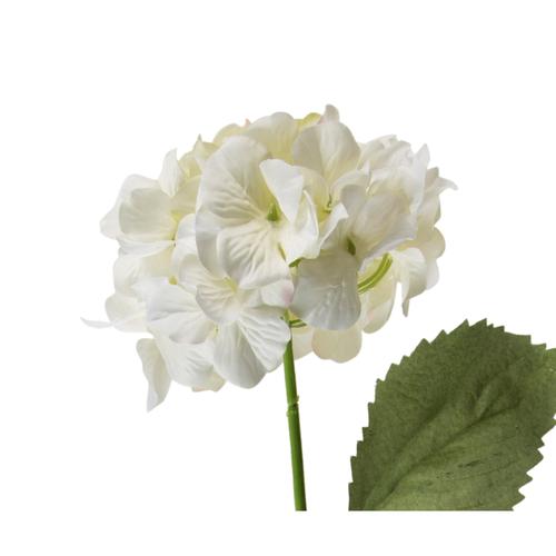 BEYAZ YAPAY ORTANCA DAL ÇİÇEK 75 CM