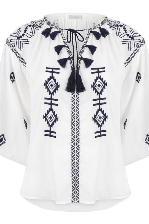  NAKIŞLI CASUAL BLUZ