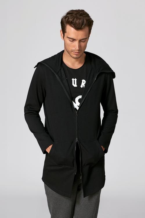  DÜZ FERMUARLI SWEATSHIRT