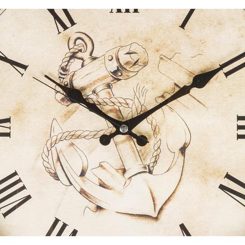  KAHVERENGİ DUVAR SAATİ 46 CM