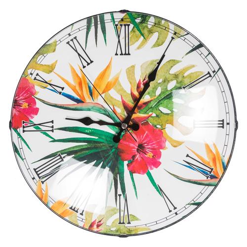  BOMBELİ RENKLİ DUVAR SAATİ 37 CM