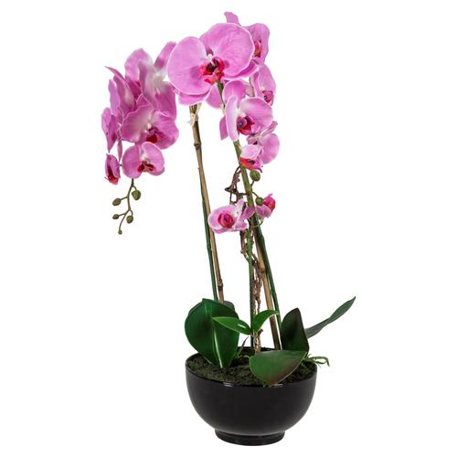  SAKSILI YAPAY ORKİDE PEMBE 62CM