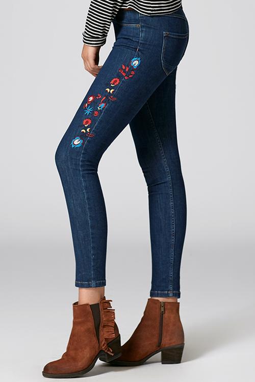  NAKIŞLI JEAN PANTOLON