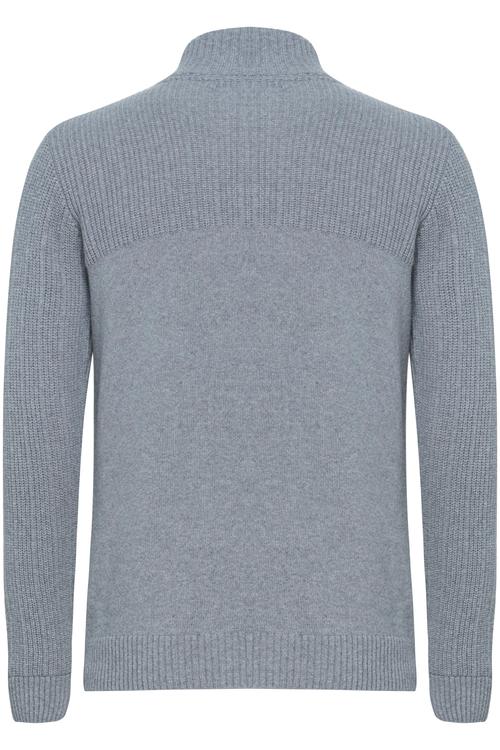  DİK YAKA FERMUAR DETAYLI KAZAK