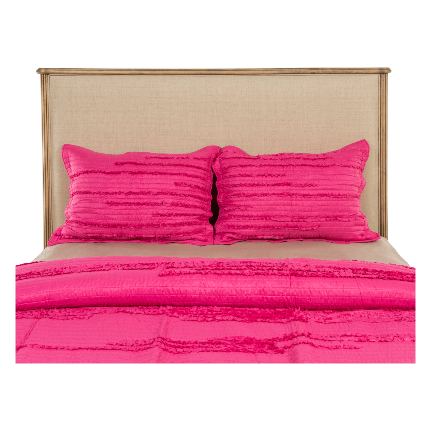 PARMA ÇİFT KİŞİLİK YATAK ÖRTÜSÜ FUŞYA 250X260