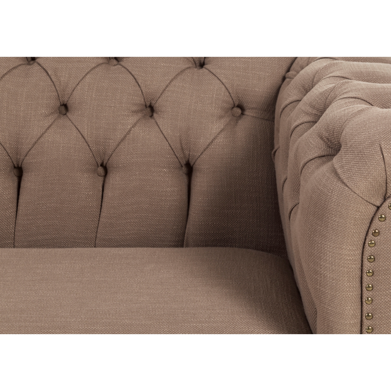 LUNA KAHVE KUMAŞ CHESTER KOLTUK