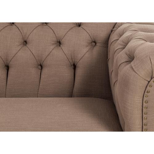  LUNA KAHVE KUMAŞ CHESTER KOLTUK