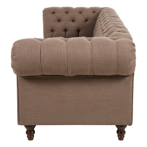  LUNA KAHVE KUMAŞ CHESTER KOLTUK