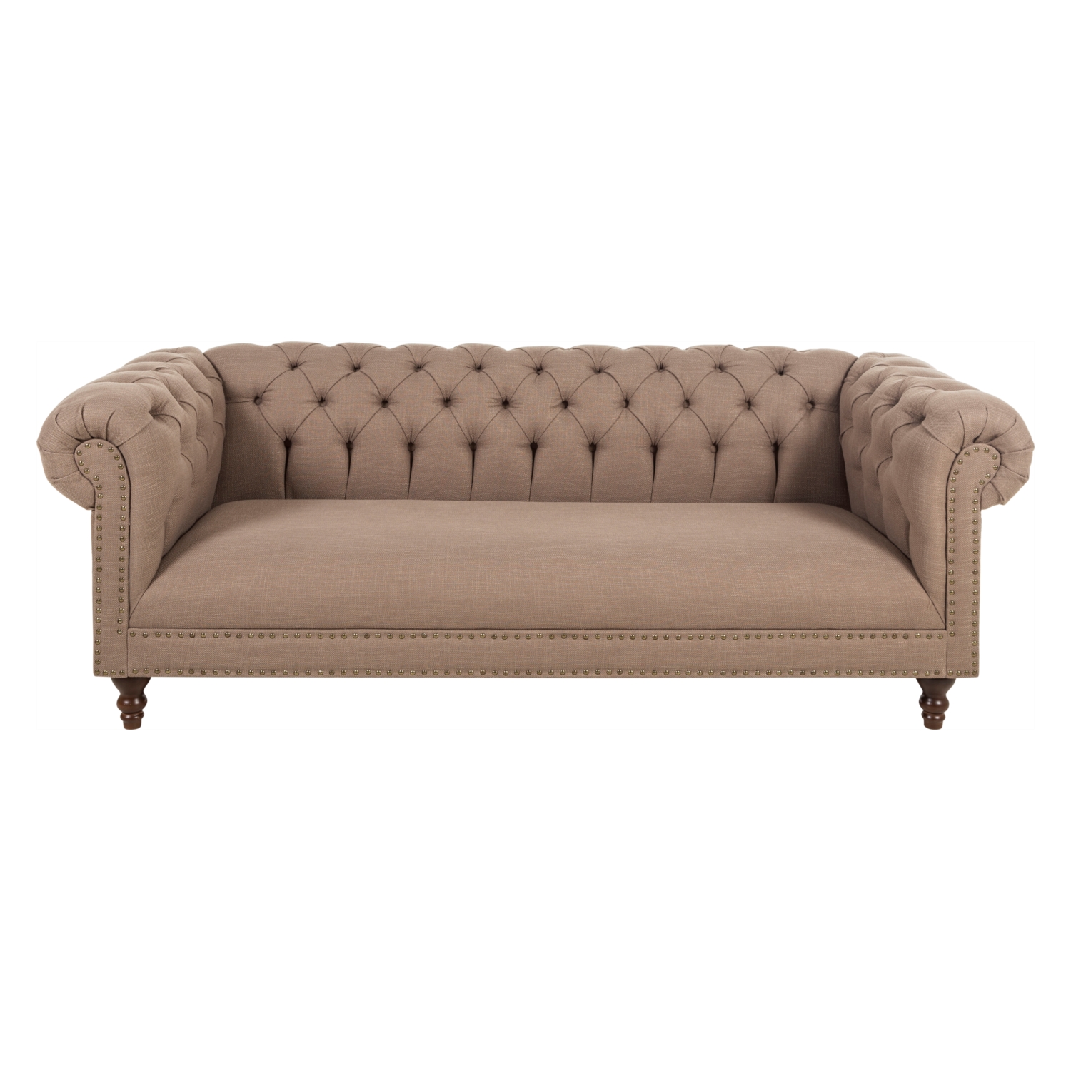 LUNA KAHVE KUMAŞ CHESTER KOLTUK