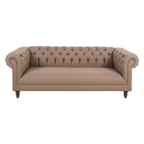  LUNA KAHVE KUMAŞ CHESTER KOLTUK