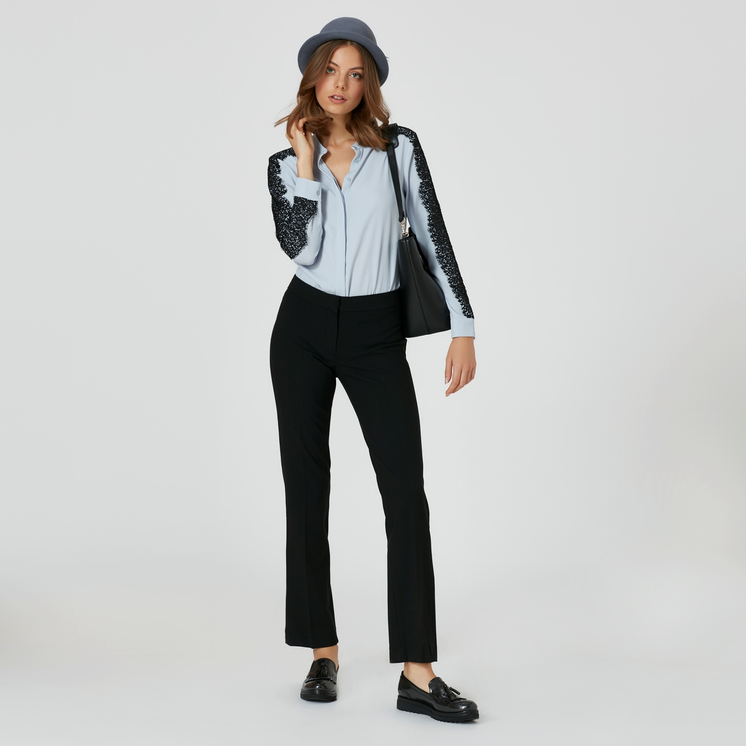 DANTEL DETAYLI GÖMLEK