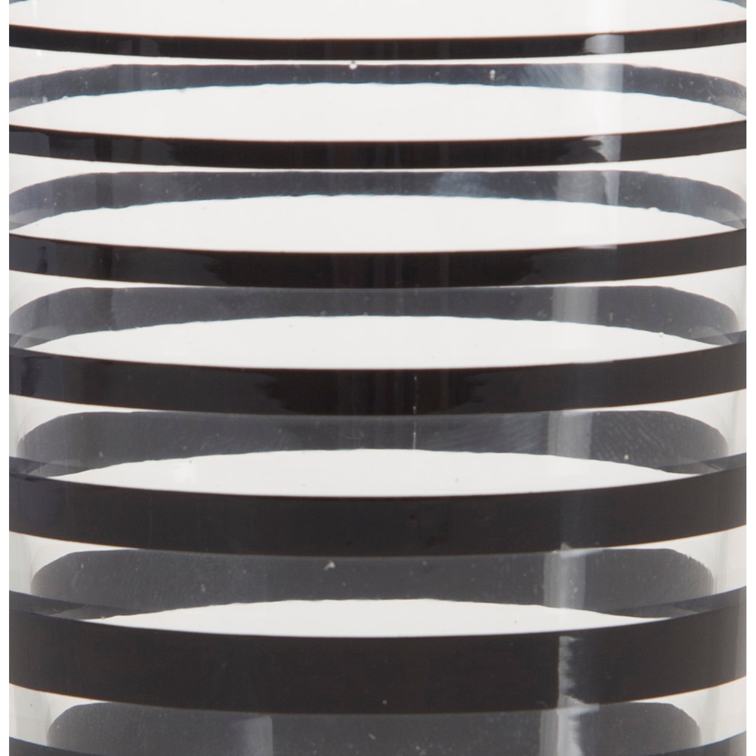 SİYAH ÇİZGİLİ BARDAK