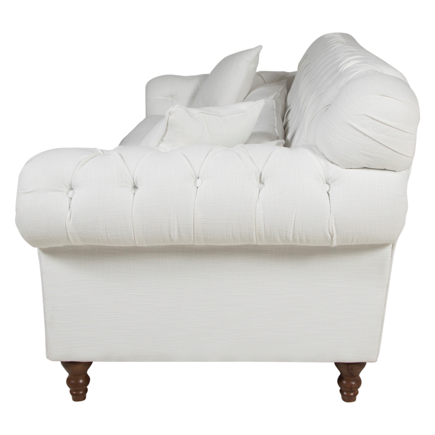 SIENA BEYAZ CHESTER KUMAŞ KOLTUK