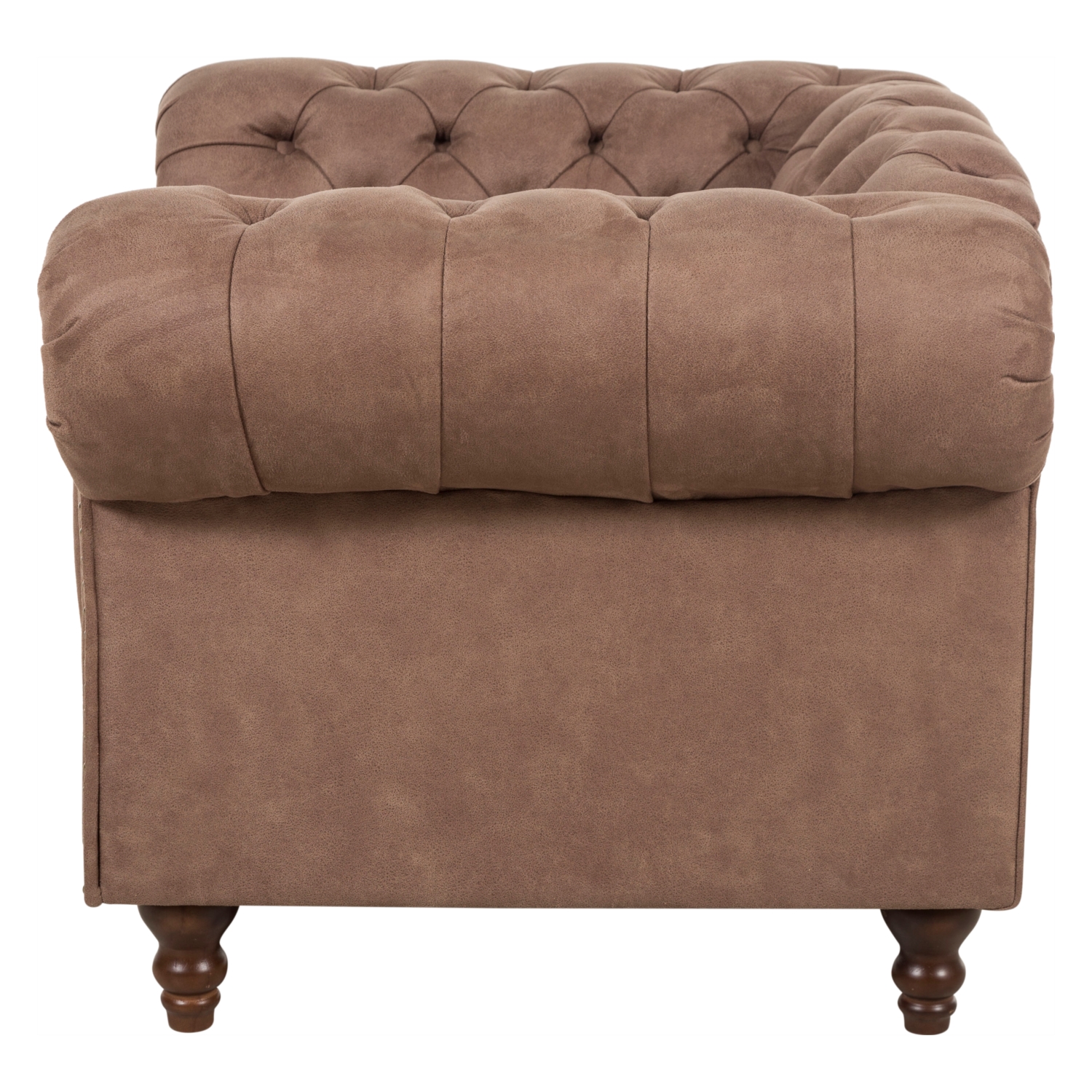 LUNA AÇIK KAHVE TEKLİ CHESTER KOLTUK