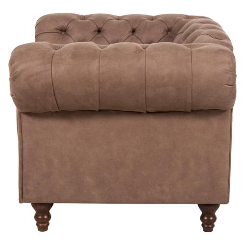  LUNA AÇIK KAHVE TEKLİ CHESTER KOLTUK