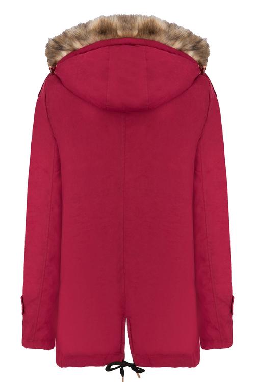  KÜRK DETAYLI YAĞMURLUK / PARDESÜ