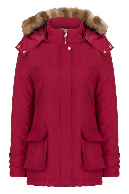  KÜRK DETAYLI YAĞMURLUK / PARDESÜ