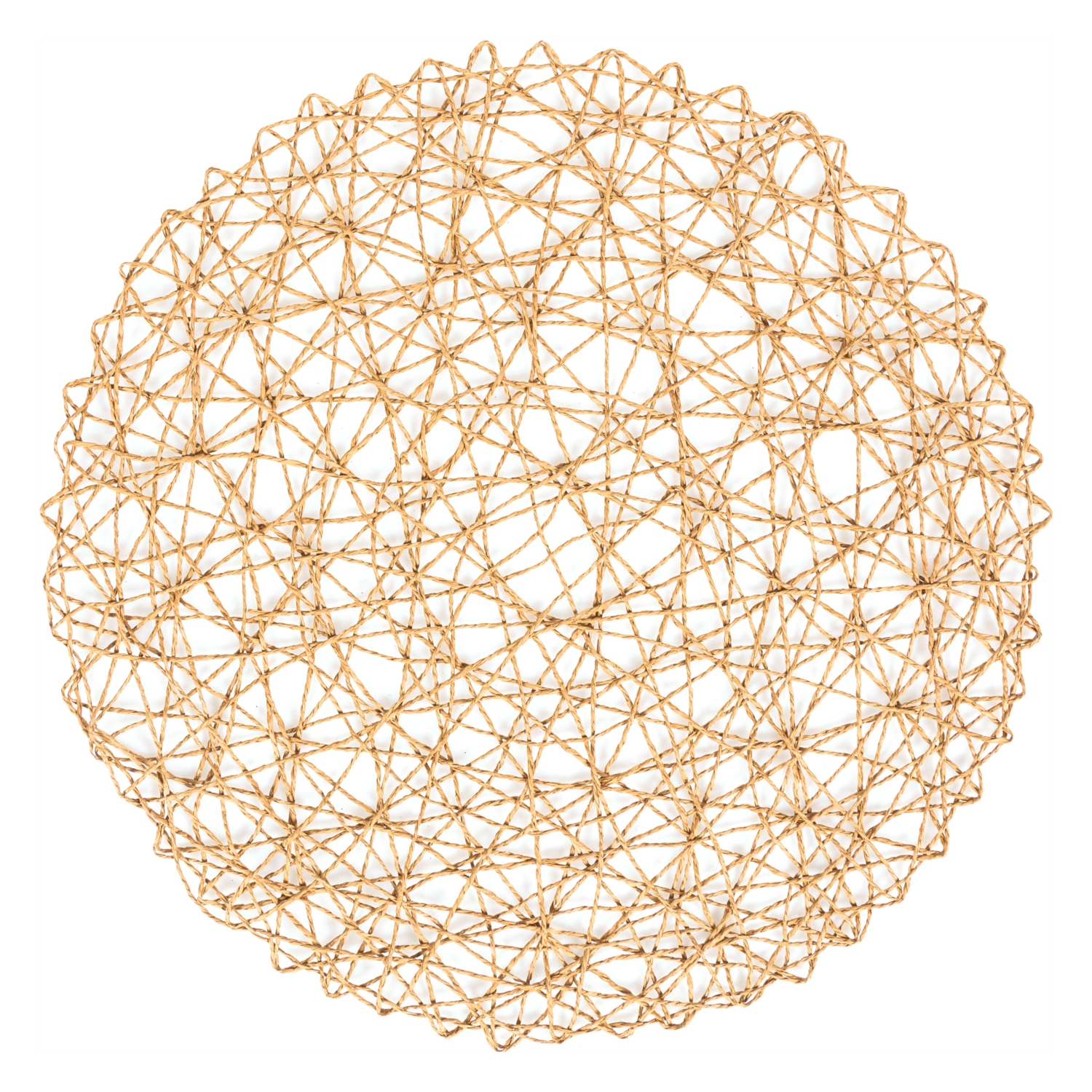 YUVARLAK AMERİKAN SERVİSİ- KAHVE 38 CM