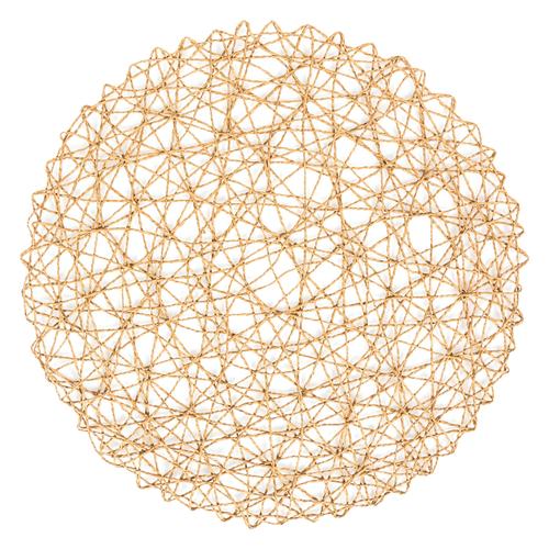  YUVARLAK AMERİKAN SERVİSİ- KAHVE 38 CM