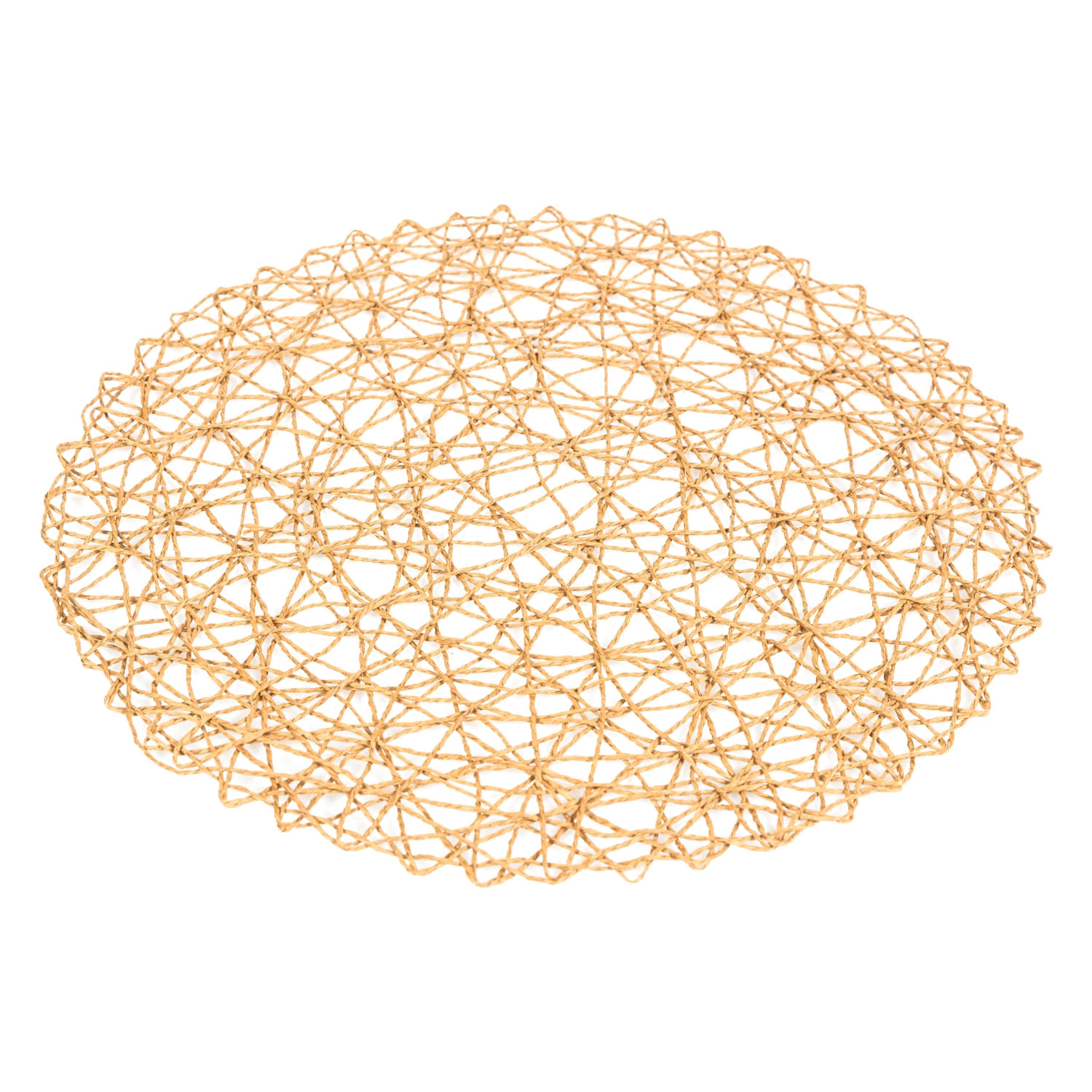 YUVARLAK AMERİKAN SERVİSİ- KAHVE 38 CM