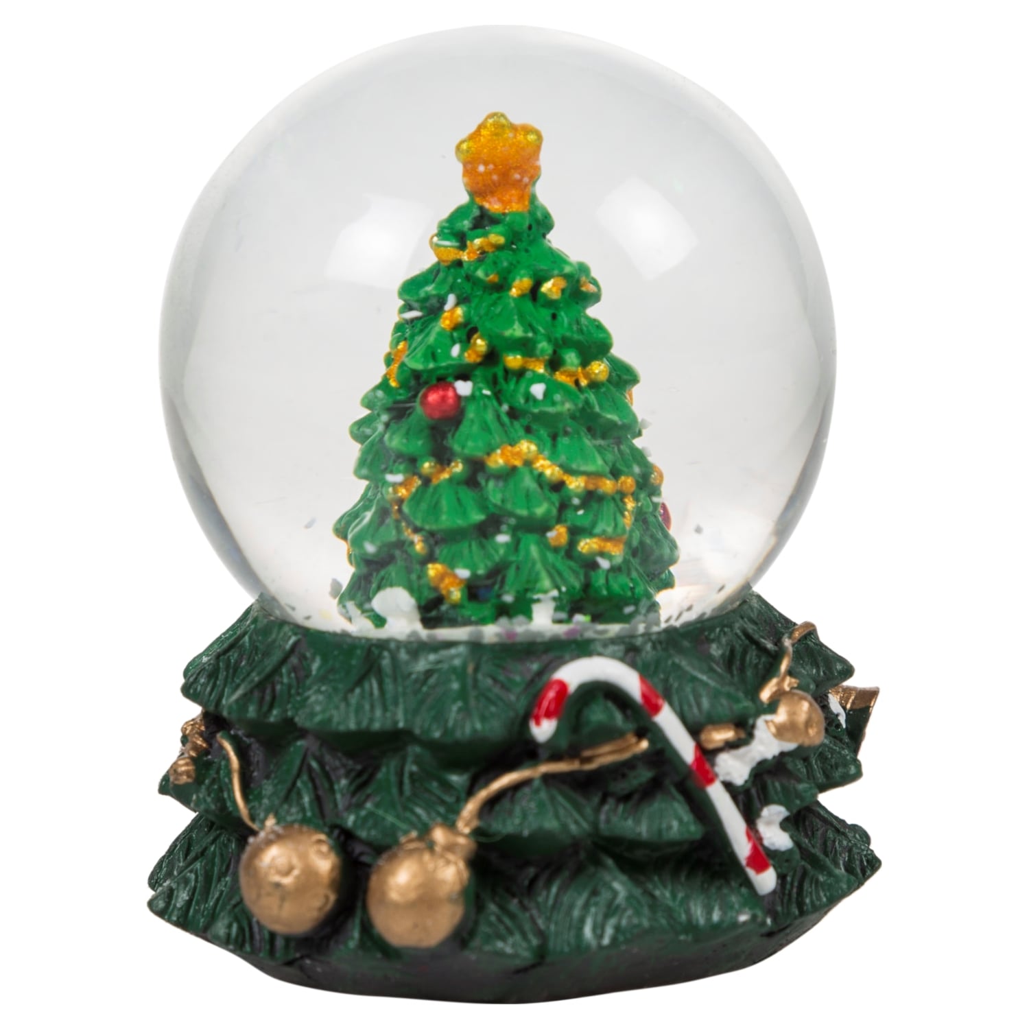 ÇAM AĞACI YILBAŞI KAR KÜRESİ 6 CM